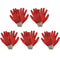 Red Latex Fully Dipped Coated Gardening Working Gloves Safety Gloves, Made in Korea
