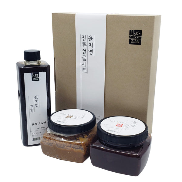 Traditional Fermented Soybean Paste, Red Pepper Chilli Paste, Soy Sauce Set, Non-GMO, Gluten-Free