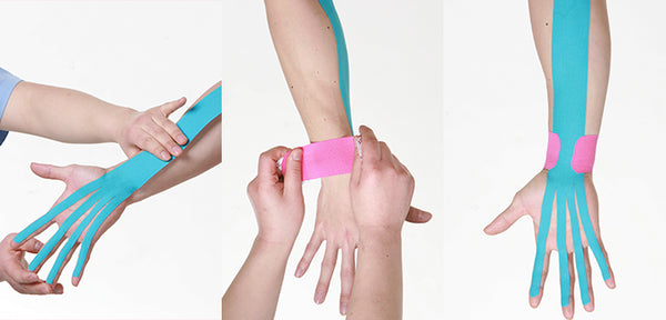 The Elixir Kinesiology Therapeutic Sports Tape Guide - Application Instruction (Hand)