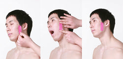 The Elixir Kinesiology Therapeutic Sports Tape Guide - Application Instruction (Jaw)