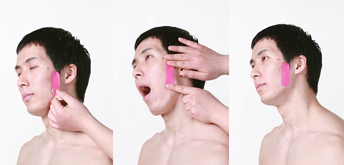 The Elixir Kinesiology Therapeutic Sports Tape Guide - Application Instruction (Jaw)