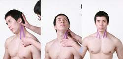 The Elixir Kinesiology Therapeutic Sports Tape Guide - Application Instruction (Neck)