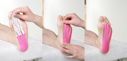 The Elixir Kinesiology Therapeutic Sports Tape Guide - Application Instruction (Sole)