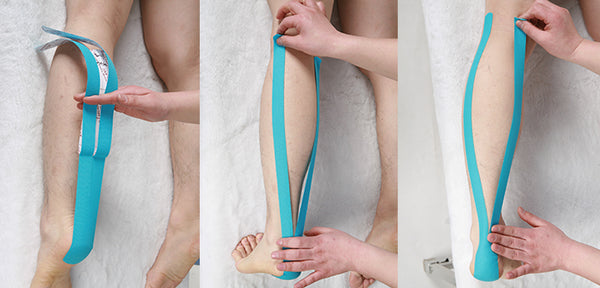 The Elixir Kinesiology Therapeutic Sports Tape Guide - Application Instruction (Calf)