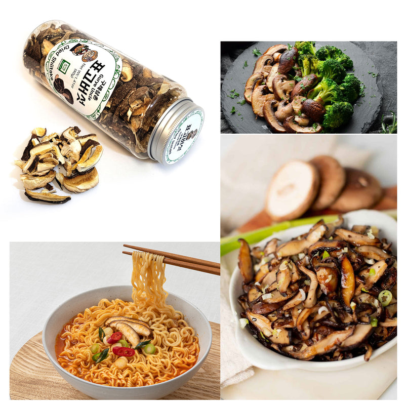 Gurye Uncle 100% Korea Natural Dehydrated Vegetable Flakes Cut & Sifted in Reclosable Bottle for Soup