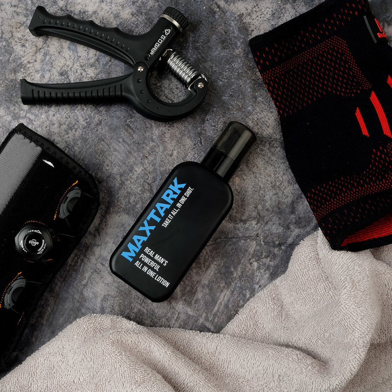 MAXTARK Real Man's Powerful All-in-One Vegan Cooling Lotion – Moisture-Rich Face & Body Gel, Hydrating, Soothing, Non-Sticky, Bergamot & Woody Notes for Daily Use