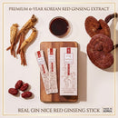 RealGin 6-Year Korean Red Ginseng Extract Liquid Stick, 15ml x 30 Packs