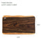 TREE FORK Hand Carved Soild Weru Wood Cutting Board One Piece No Glue FSC-Certified Wooden Cutting Board Block Reversible Double Size Butcher Block, Charcuterie Serving Board, Cheese Board