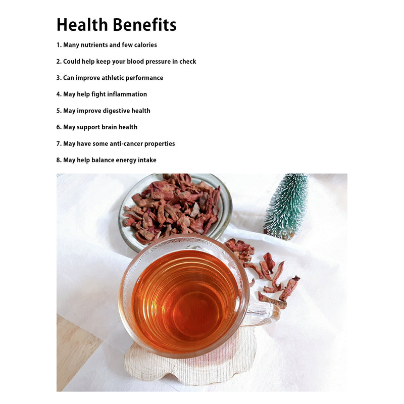 Freenong Herbal Natural Organic Detox Tea, Red Beet - Sword Bean - Bitter Melon - Jerusalem Artichoke Tea