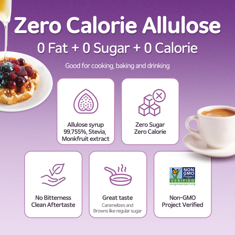 ALTist Allulose Syrup Sweetener – Zero Calorie Liquid Sugar Alternative, Keto, Vegan, Non-GMO, Plant-Based | 1:1 Sugar Replacement, No Net Carbs, Zero Fat, 17.7 fl oz x 2 Bottle