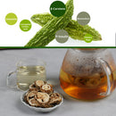 Tomnada Korean Superfood Trio Herbal Tea Set - Dried Cut Jerusalem Artichoke, Red Beet, Bitter Melon for Diabetic Tea, Blood Glucose, Digestive Issues, Detox - Natural, Decaf, No Additives