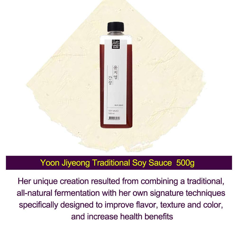 Korean Traditional 100% All Natural Fermented Soybean Paste 450g (Doenjang), Red Pepper Chilli Paste 450g (Gochujang), Soy Sauce 500ml (Ganjang) Set, Non-GMO, Gluten-Free