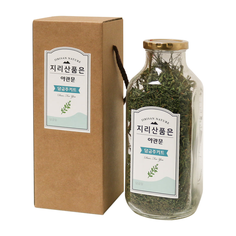 Tomnada Korean Wine Home Making Kit, 100% Natural Cornelian Cherries / Lespedeza Cuneata Winemaking & Brewing Kit, DIY Fruit Herb Wine Making Starter Kit Ingredient in Glass Bottle