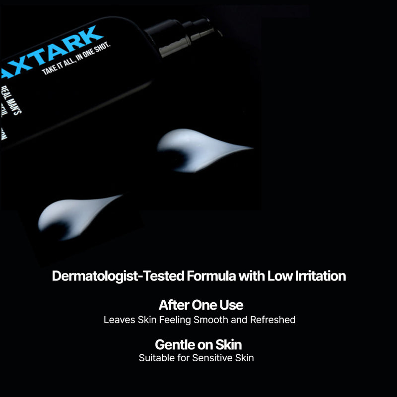 MAXTARK Real Man's Powerful All-in-One Vegan Cooling Lotion – Moisture-Rich Face & Body Gel, Hydrating, Soothing, Non-Sticky, Bergamot & Woody Notes for Daily Use