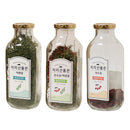 Tomnada Korean Wine Home Making Kit, 100% Natural Cornelian Cherries / Lespedeza Cuneata Winemaking & Brewing Kit, DIY Fruit Herb Wine Making Starter Kit Ingredient in Glass Bottle