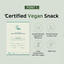 Eat the Company Vegan Certified Jerky Low Calorie Licorice & Korean Gonjak Jerky, No Preservatives, Plant-Based Vegan Jerky Chew Strips, K-Foods Heathy Snacks for School Snacks, Satiety Diet, 25g x 10 pack