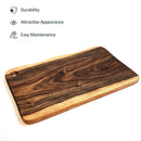 TREE FORK Hand Carved Soild Weru Wood Cutting Board One Piece No Glue FSC-Certified Wooden Cutting Board Block Reversible Double Size Butcher Block, Charcuterie Serving Board, Cheese Board