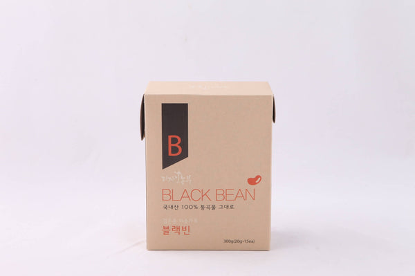 DESIGNNONGBOO Black Bean Multi Mixed Grain Powder 20g x 15 Sticks | Korean Roasted Multi Grain Drink Mix | Vegan Protein & Meal Replacement Shake, Misugaru