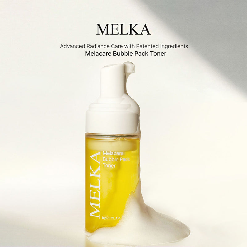 MELKA Melacare Bubble Pack Toner with Niacinamide & Micro-Bubble Formula – Brightening, Hydrating, Tone-Evening, Radiance & Softness for Clear, Luminous, Balanced Skin