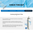 COOLANG Dual Filteration Shower Filter with Handhead & Hose All-in-One Installation DIY Kit, Sediment & Vitamin Shower Filter with High Pressure Flow, CEC approved, NSF / RoHS Certified