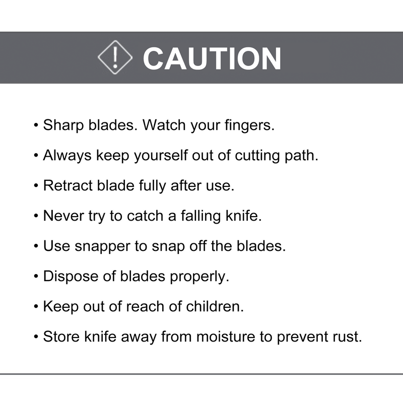10 Pack, DORCO Professional Quality Utility Box Cutter Knife Replacement Refills - Large Size Carbon Steel Blade, 60° Tip - 18mm (200 Pcs.)