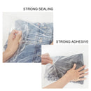 1.5 Mil Seal Seal Clear Flat Bags with Suffocation Warning, 6 x 9 to 14 x 20 inch 100 Bags Resealable Clear & Extra Super Strong Seal for Clothes
