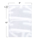 100 Pack, Crystal Clear Resealable Reclosable Cellophane Bags, Meets USDA FDA Standards