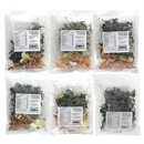 Pack of 6, Korean Bibimbap Veggies Dried Vegetables Mix Korean Food, Assorted Korean Traditional Namulbap Pantry Herbs, Radish Leaves, Aster Scaber, Thistle Gondeurae, Chwinamul, Mustard Greens