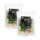 Pack of 2, Korean Bibimbap Veggies Dried Vegetables Mix Korean Food, Assorted Korean Traditional Namulbap Pantry Herbs, Radish Leaves, Aster Scaber, Thistle Gondeurae, Chwinamul, Mustard Greens