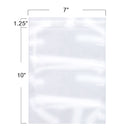 100 Pack, Crystal Clear Resealable Reclosable Cellophane Bags, Meets USDA FDA Standards
