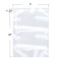 100 Pack, Crystal Clear Resealable Reclosable Cellophane Bags, Meets USDA FDA Standards