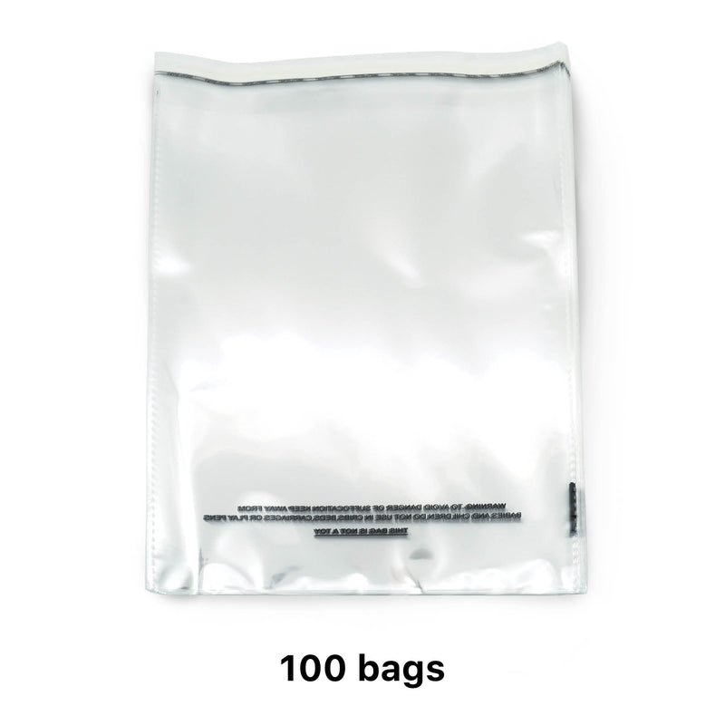 100/200/1000 CT 9" x 12" Clear Self Seal OPP Cellophane Bag Sealing Cello Pouch - For Goodie Bags, Treats, Gifts, Party Favors, Bakery Goods - (1.5 Mil) Suffocation Warning Resealable Reclosable Bags