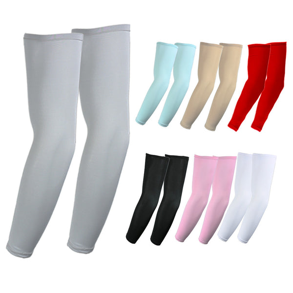 Golf Compression Arm Sleeve (Full Length) UV Protective Anti-slip Arm Cover (Pack of 6 Pairs)