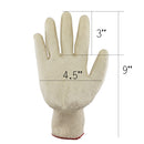 White Latex Dipped Nitrile Coated Work Gloves Safety Working Gloves, Made in Korea