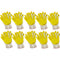 Yellow Latex Dipped Nitrile Coated Work Gloves Safety Working Gloves, Made in Korea