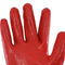 Red Latex Fully Dipped Coated Gardening Working Gloves Safety Gloves, Made in Korea