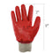 Red Latex Fully Dipped Coated Gardening Working Gloves Safety Gloves, Made in Korea