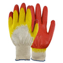 Safety Grip Protection Groves Nitrile Palm and Full Finger Coated Work Gloves