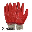 Hand Forged Korean Ho-mi Gardening Tool with 3 Pairs of Fully Latex Coated Gardening Gloves