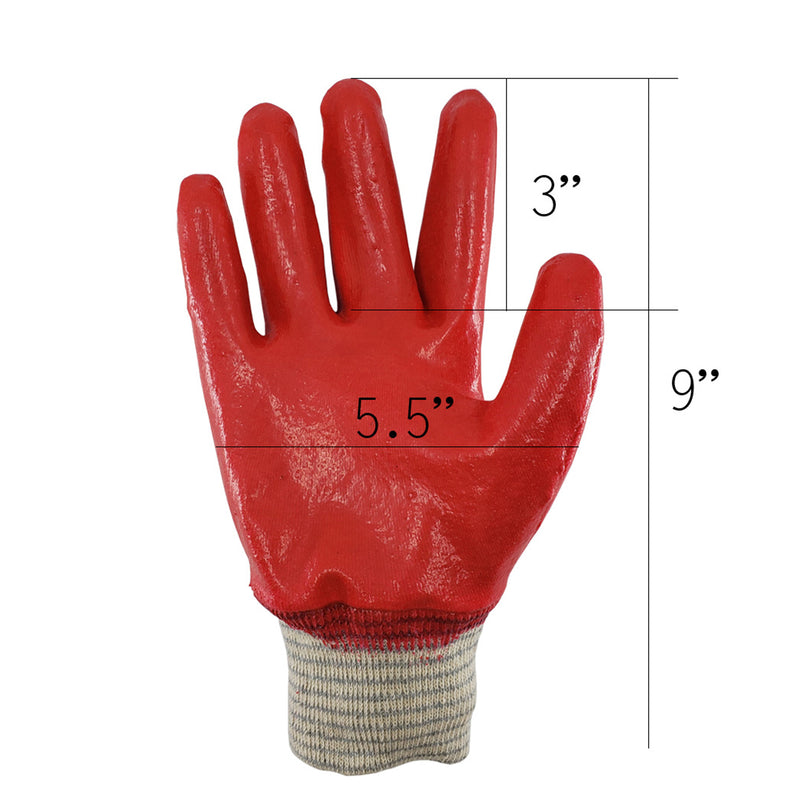 Hand Forged Korean Ho-mi Gardening Tool with 3 Pairs of Fully Latex Coated Gardening Gloves