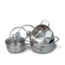 Valarie Korean Tri-Ply Aluminum Stainless Steel Induction Cookware 16 CM 1.6-Quart QT Saucepan With Lid
