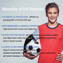 The Elixir Golf 4 Pairs, UV Sun Protection Arm Sleeves for Men & Women, Breathable, Moisture-wicking Tattoo Cover Up Cooling Sports Sleeves UV Protective Cover for Golf Basketball Football